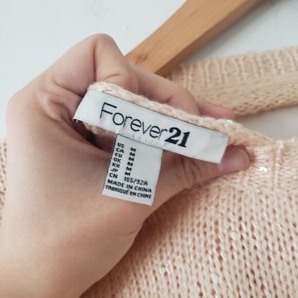 Forever 21 Sequin Sweater M - Picture 8 of 9